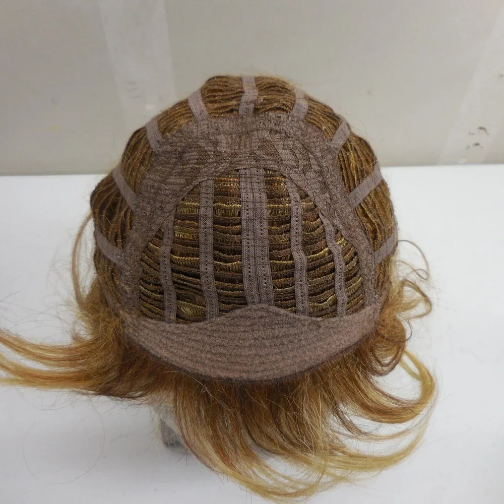Raquel Welch Memory Cap Wig Strawberry Blonde‎ Highlighted Mid Length Layered